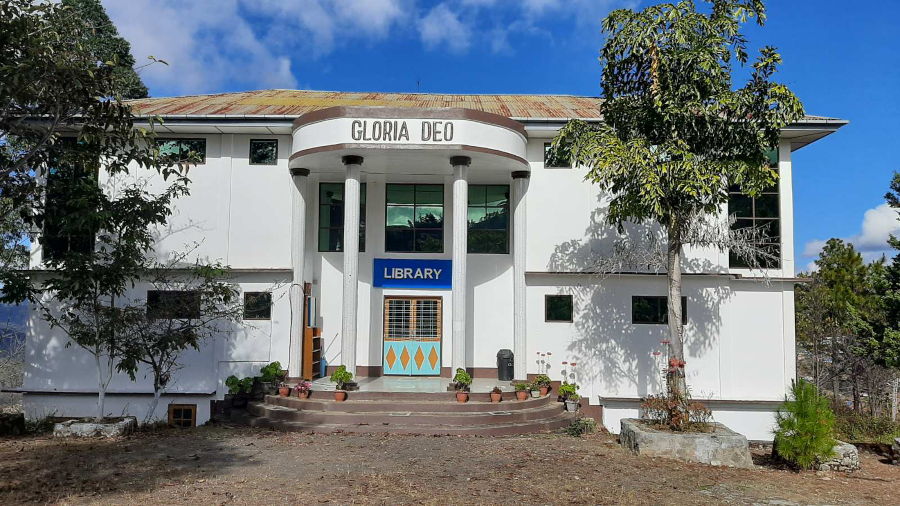 A photo of the library